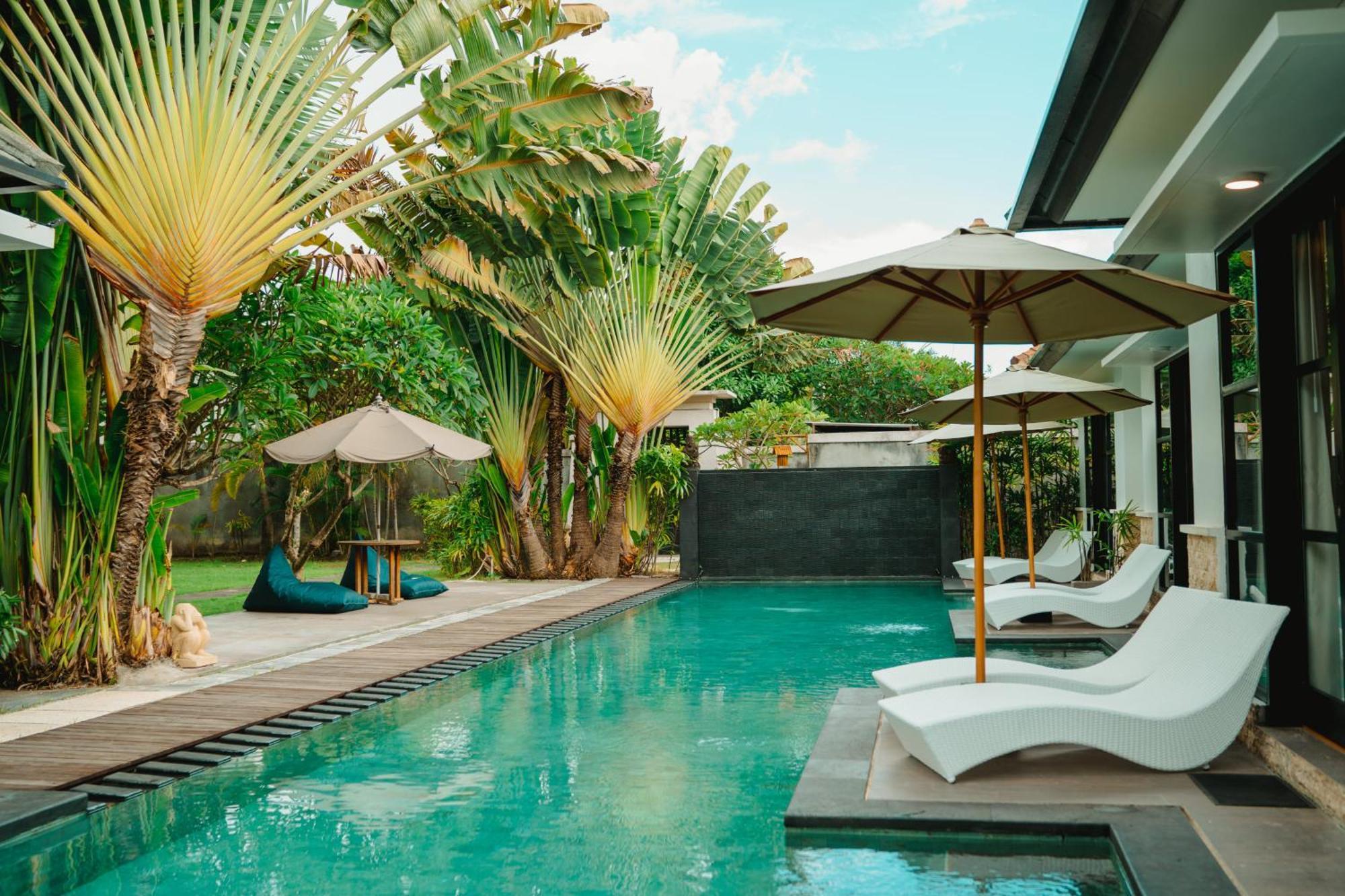 Maribel Villa Bali スミニャック エクステリア 写真